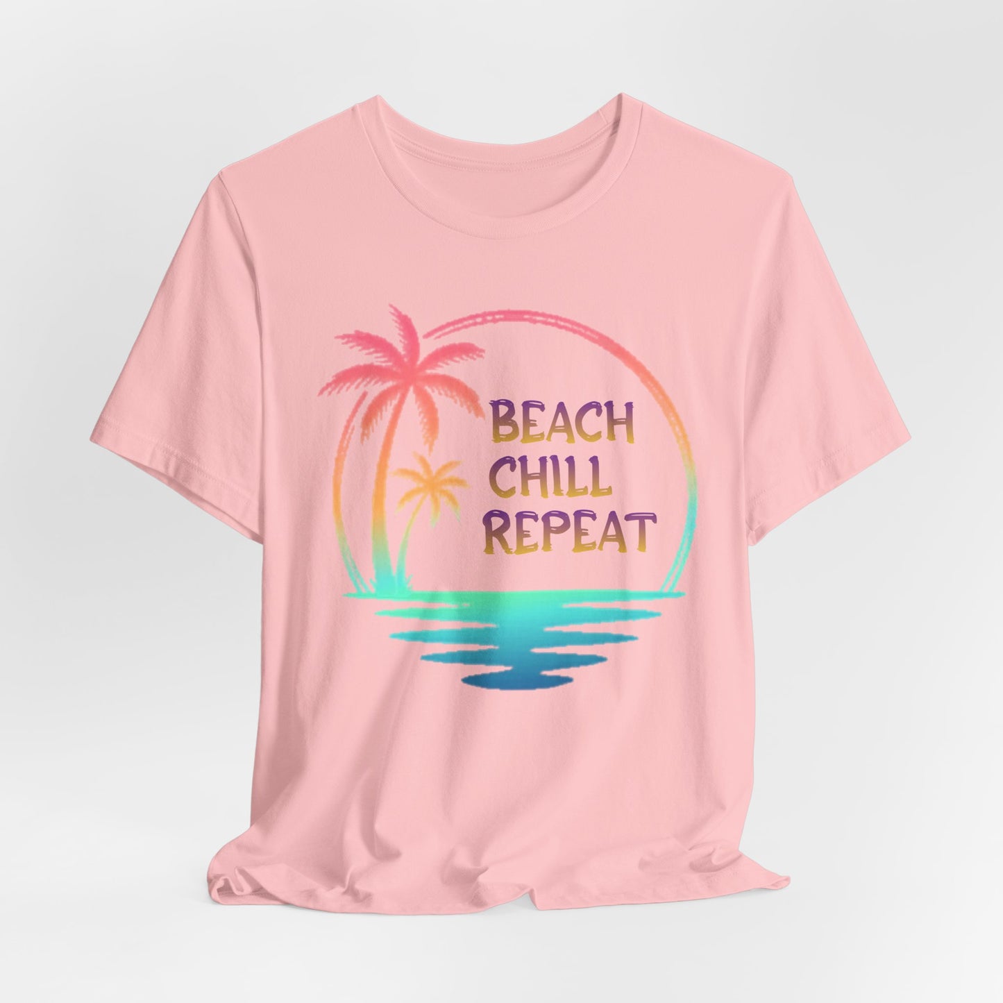 Beach Chill Repeat palms T-Shirt | Palm Tree Tee, Beach Vibes