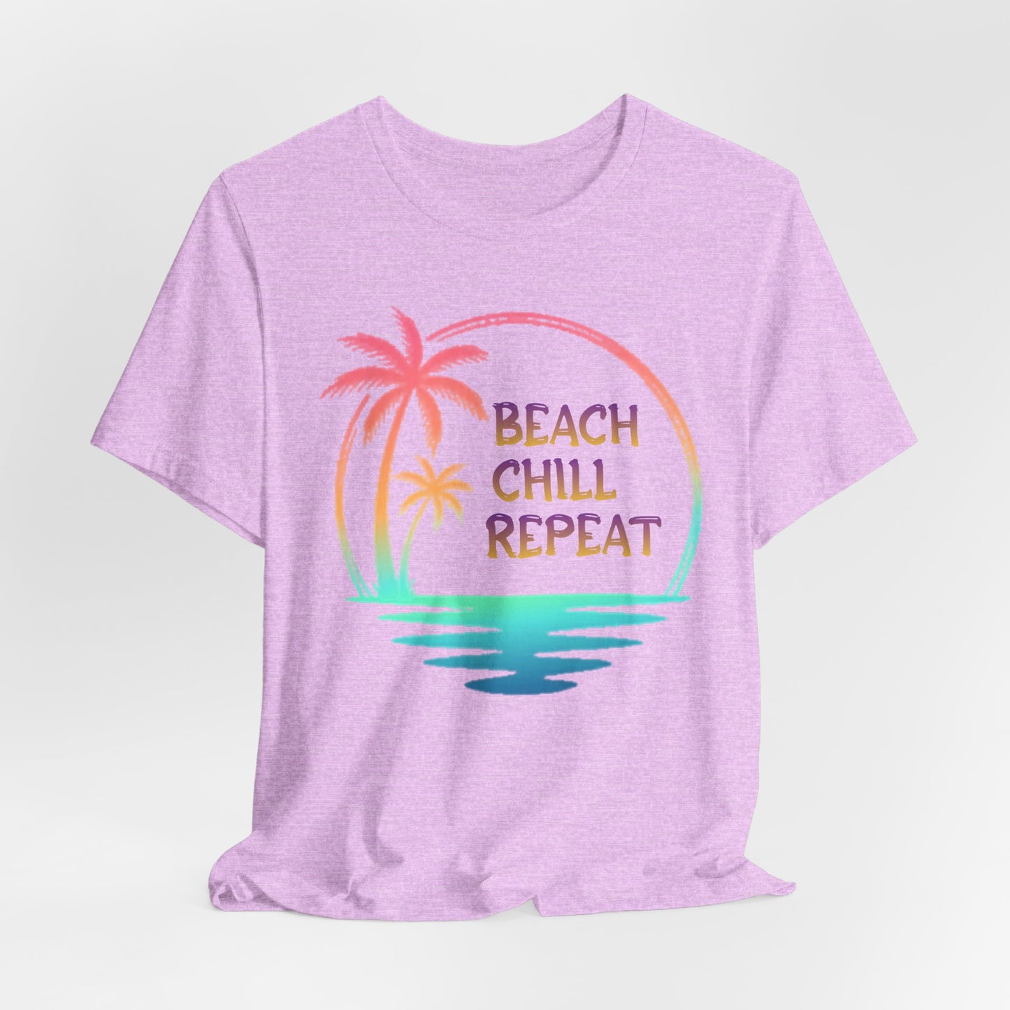 Beach Chill Repeat palms T-Shirt | Palm Tree Tee, Beach Vibes