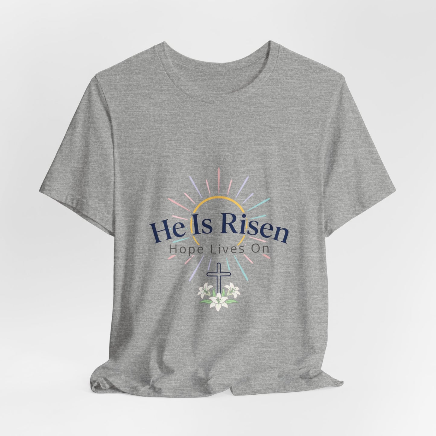 He Is Risen Tee | Easter shirt, Christian apparel, resurrection shirt