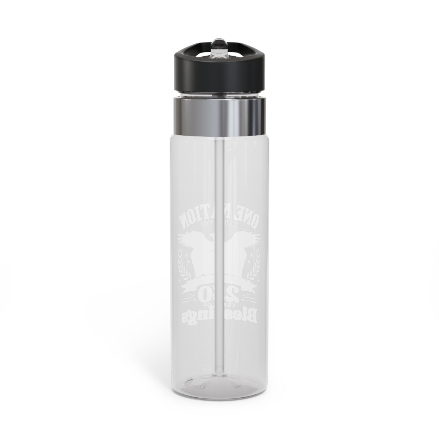 One Nation 250 Blessings Eagle Water Bottle | 20oz Tritan Sport Bottle