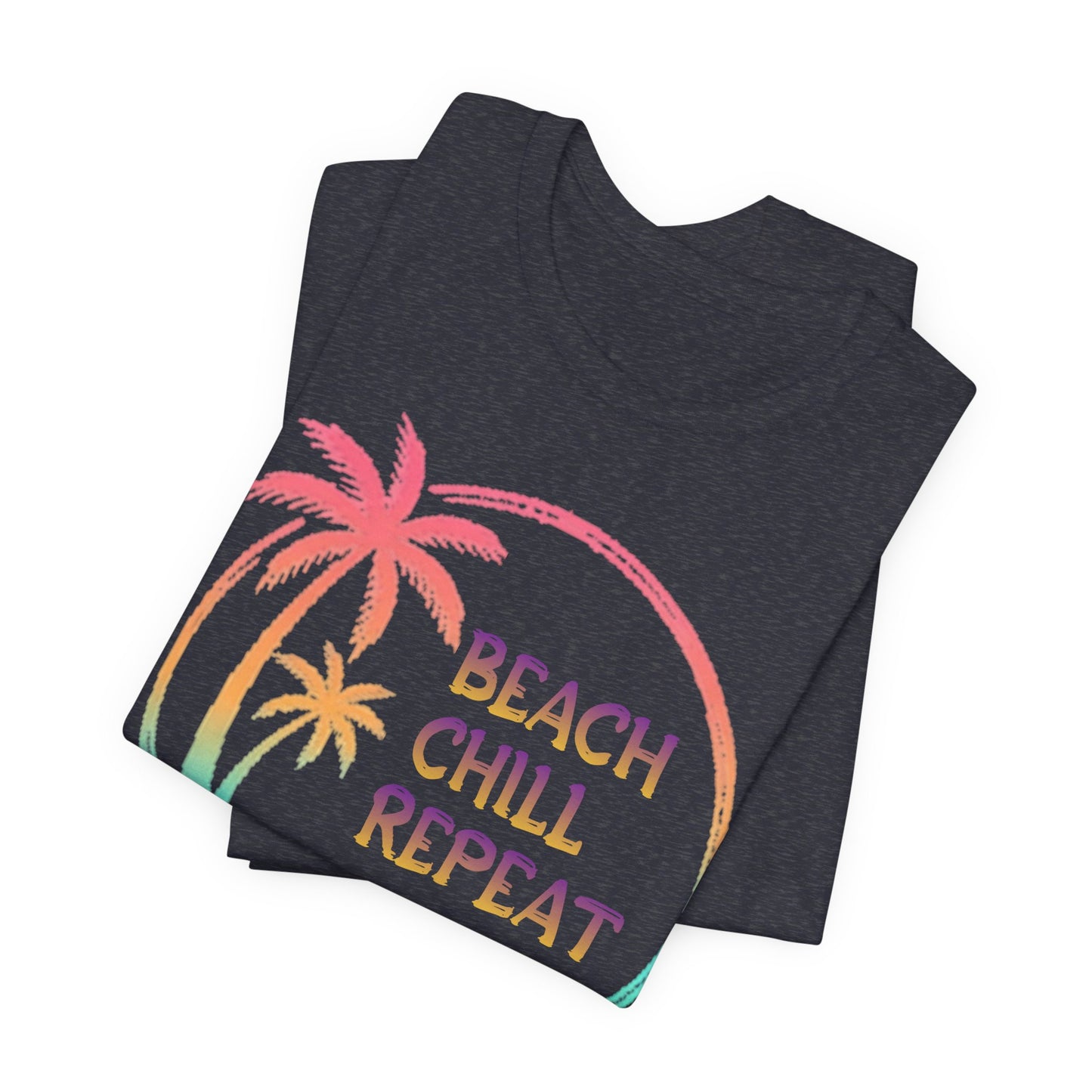 Beach Chill Repeat palms T-Shirt | Palm Tree Tee, Beach Vibes