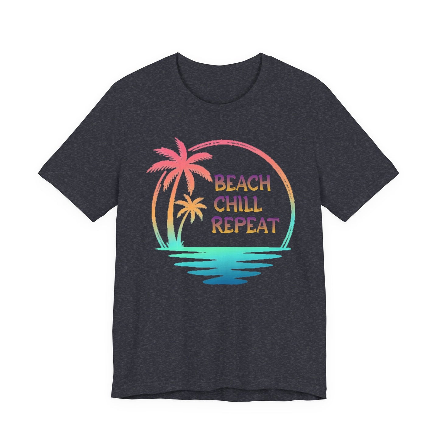 Beach Chill Repeat palms T-Shirt | Palm Tree Tee, Beach Vibes