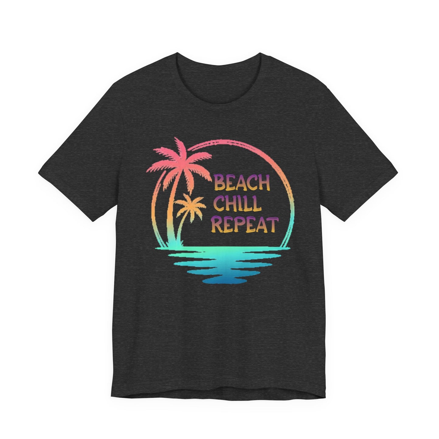 Beach Chill Repeat palms T-Shirt | Palm Tree Tee, Beach Vibes