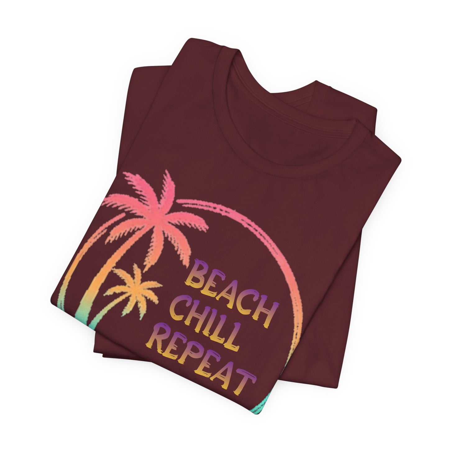 Beach Chill Repeat palms T-Shirt | Palm Tree Tee, Beach Vibes