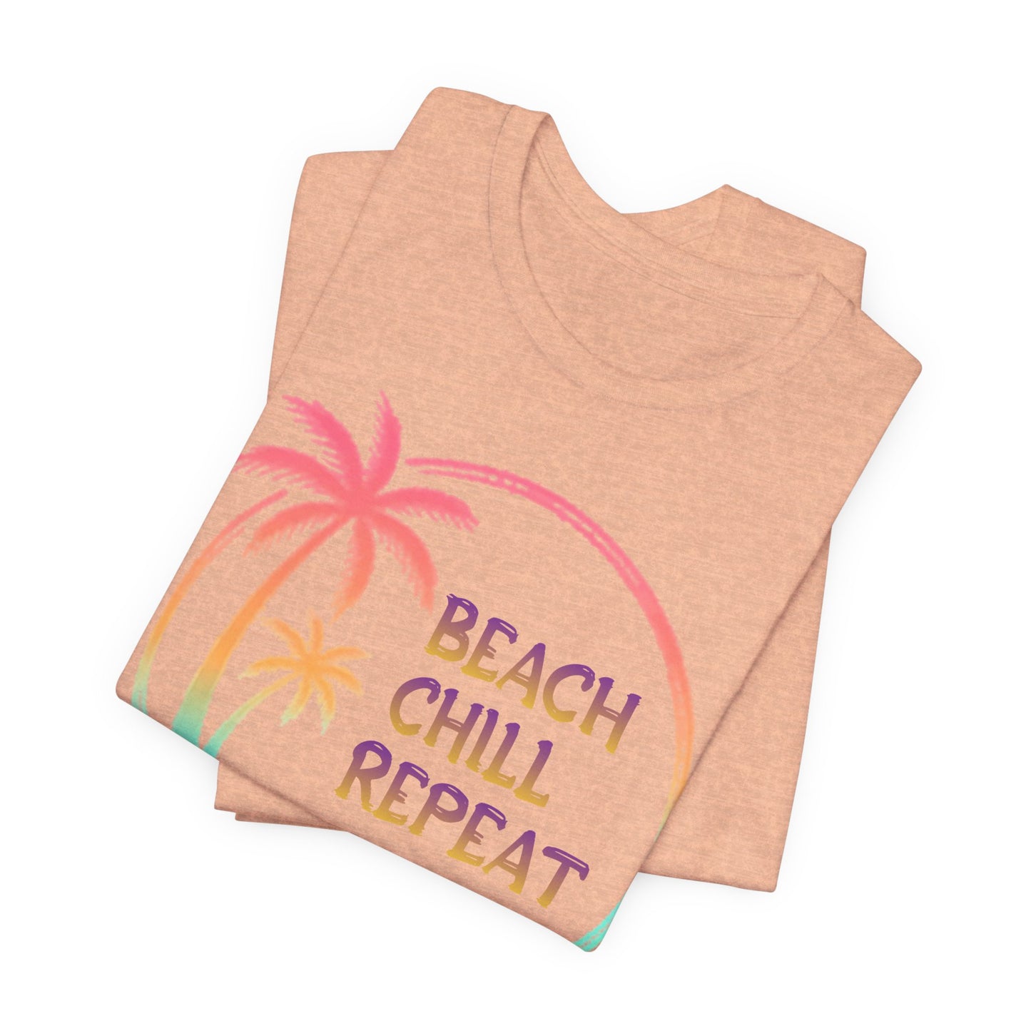 Beach Chill Repeat palms T-Shirt | Palm Tree Tee, Beach Vibes