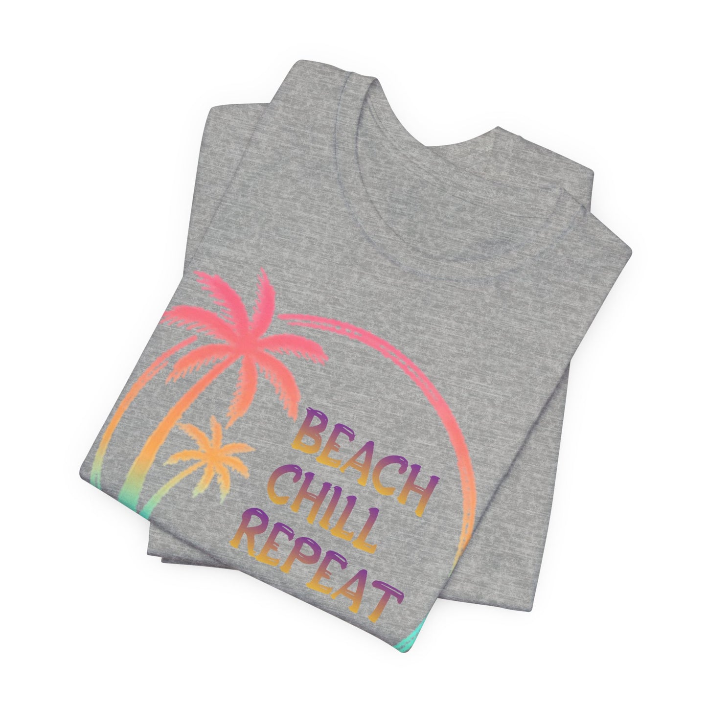 Beach Chill Repeat palms T-Shirt | Palm Tree Tee, Beach Vibes