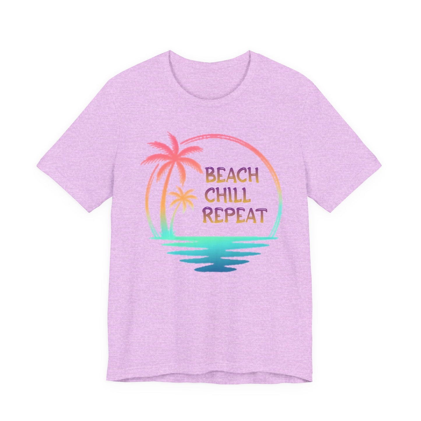 Beach Chill Repeat palms T-Shirt | Palm Tree Tee, Beach Vibes