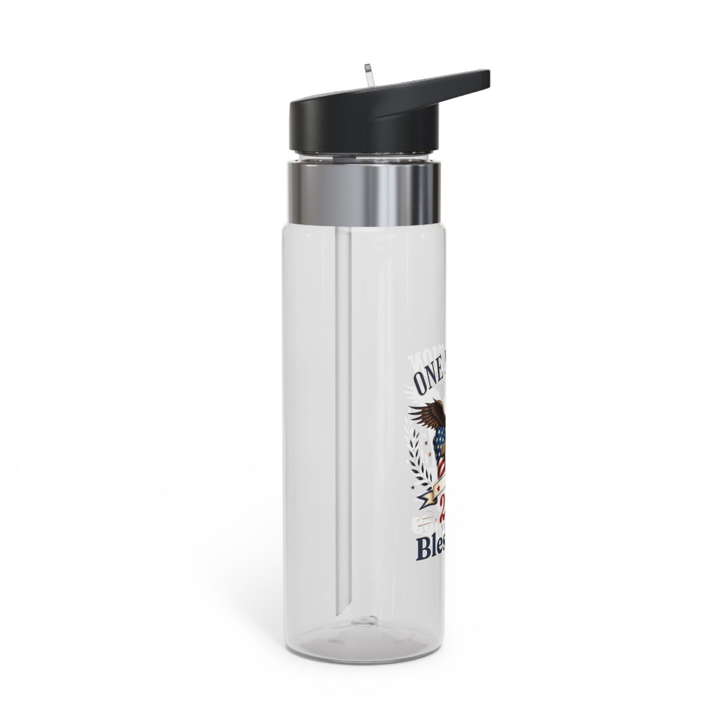 One Nation 250 Blessings Eagle Water Bottle | 20oz Tritan Sport Bottle