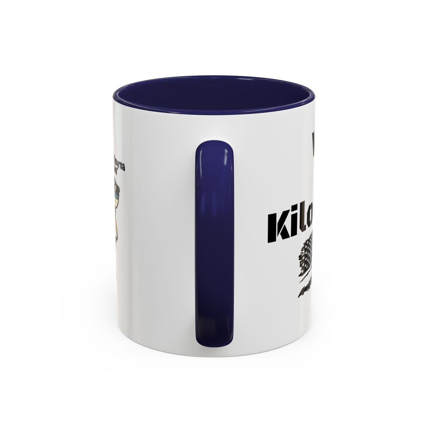 WTF is a Kilometer | Cool Sunglasses Shark Accent Coffee Mug | New Smyrna Jim, Nautical Ocean Theme