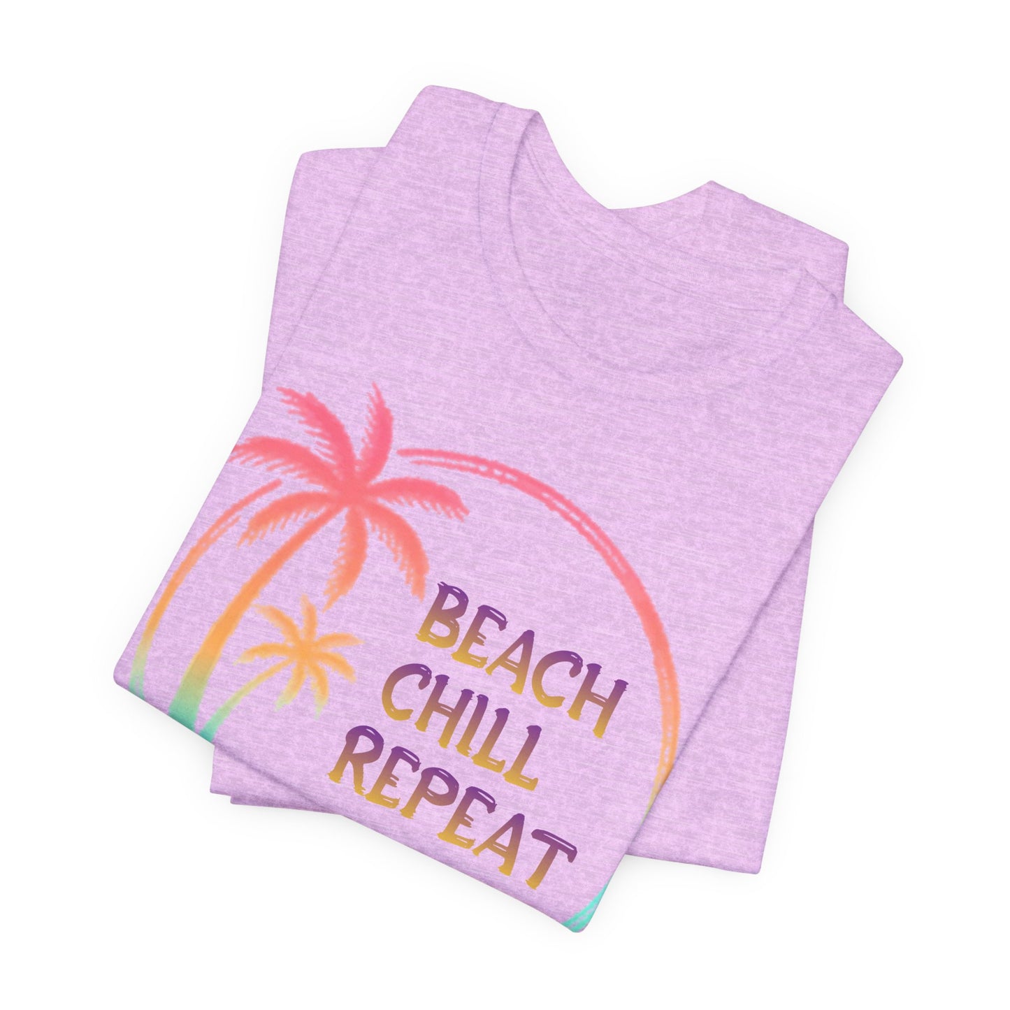 Beach Chill Repeat palms T-Shirt | Palm Tree Tee, Beach Vibes