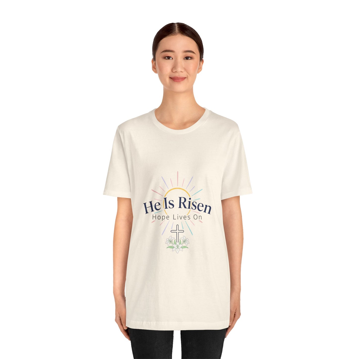 He Is Risen Tee | Easter shirt, Christian apparel, resurrection shirt