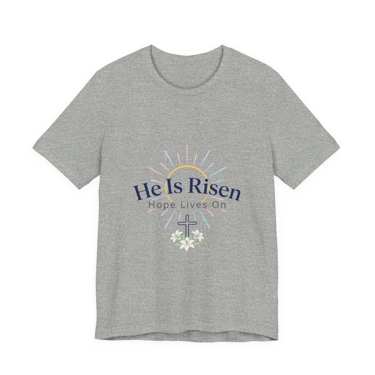 He Is Risen Tee | Easter shirt, Christian apparel, resurrection shirt