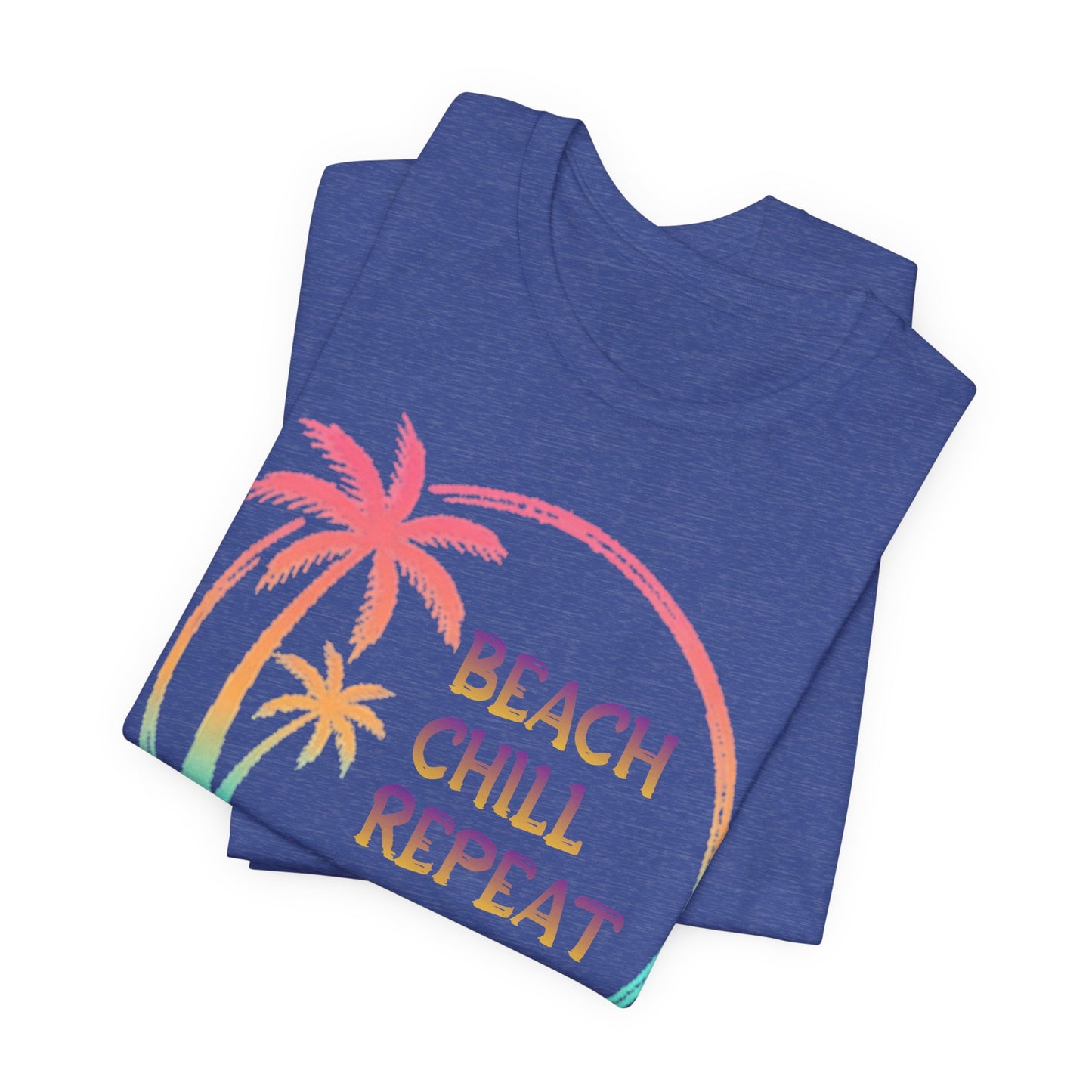 Beach Chill Repeat palms T-Shirt | Palm Tree Tee, Beach Vibes