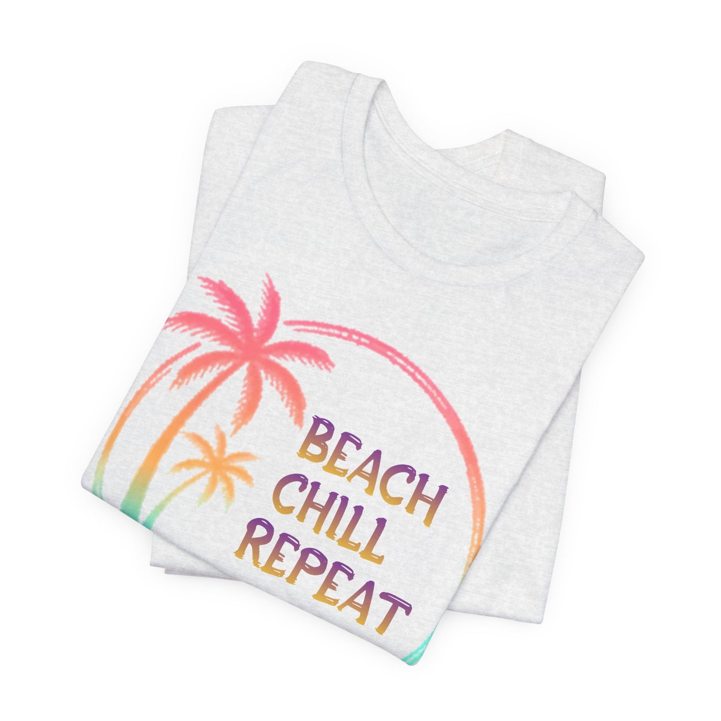 Beach Chill Repeat palms T-Shirt | Palm Tree Tee, Beach Vibes