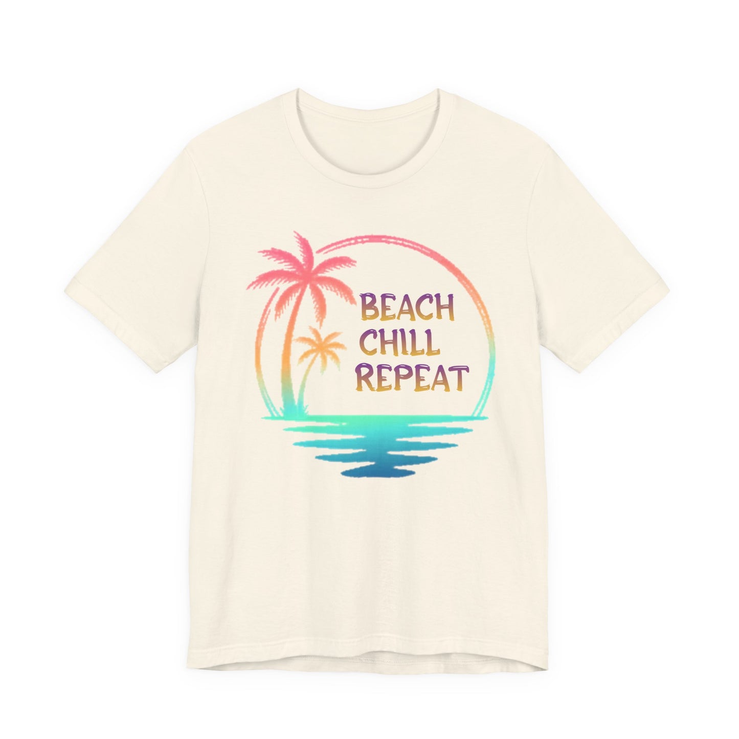 Beach Chill Repeat palms T-Shirt | Palm Tree Tee, Beach Vibes