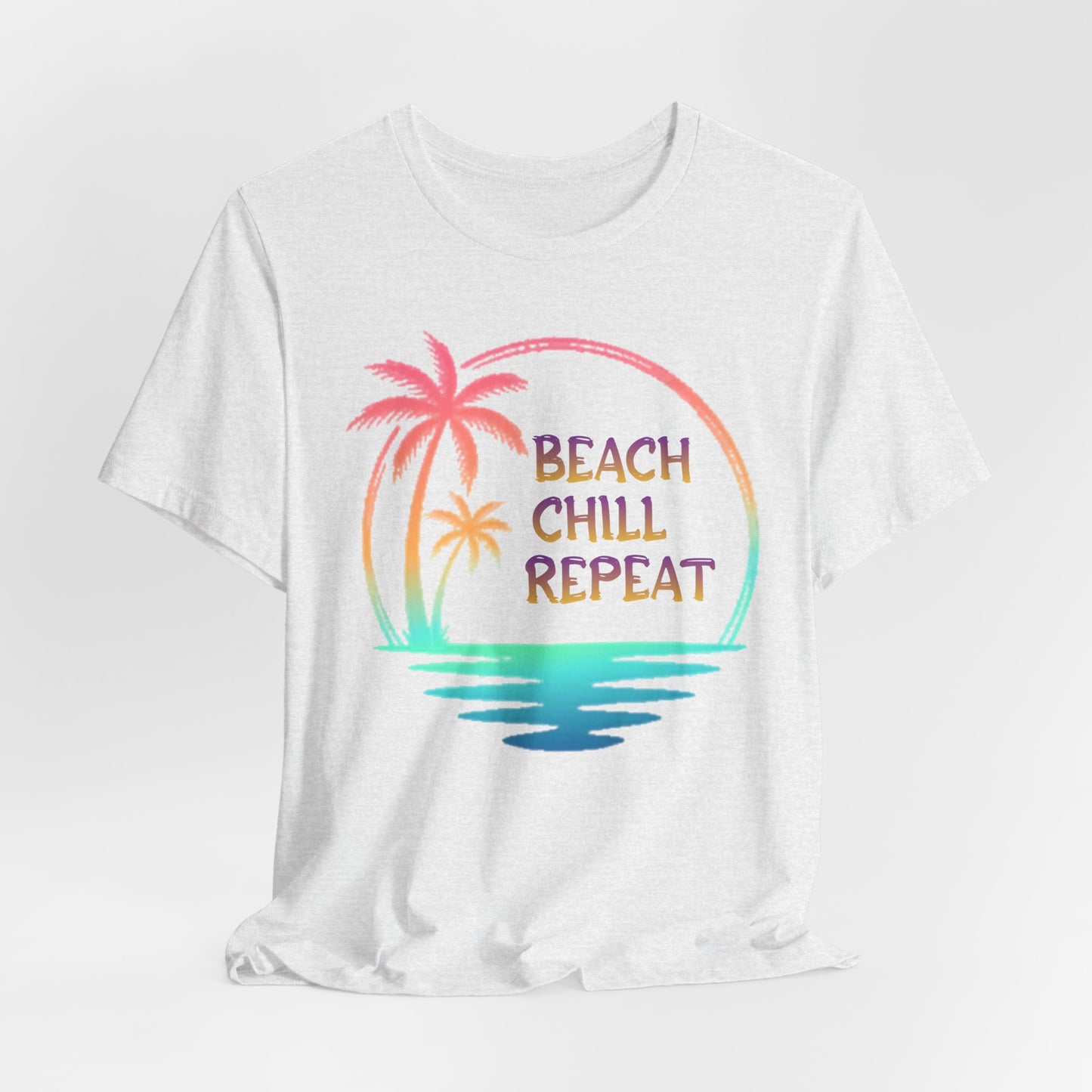 Beach Chill Repeat palms T-Shirt | Palm Tree Tee, Beach Vibes