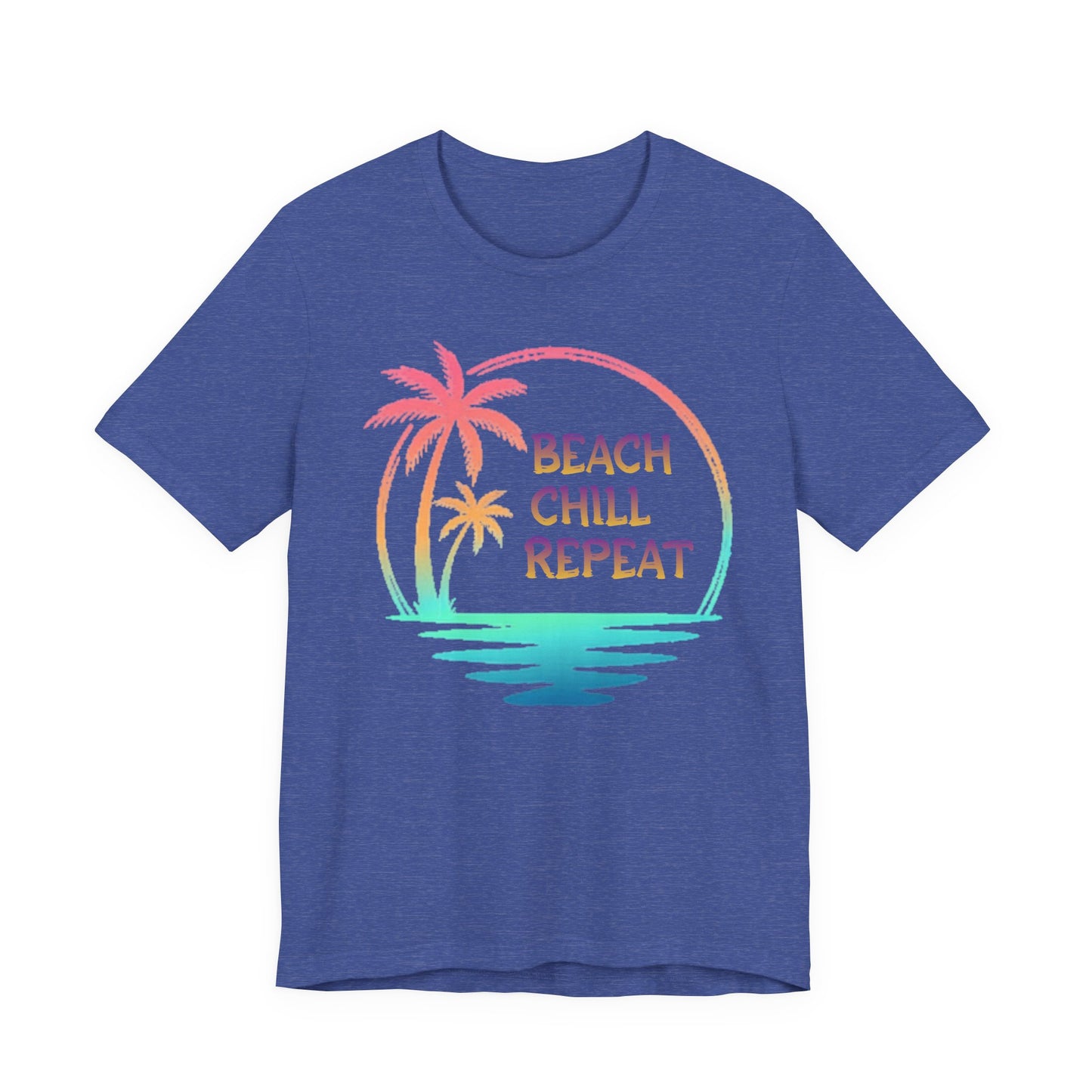 Beach Chill Repeat palms T-Shirt | Palm Tree Tee, Beach Vibes