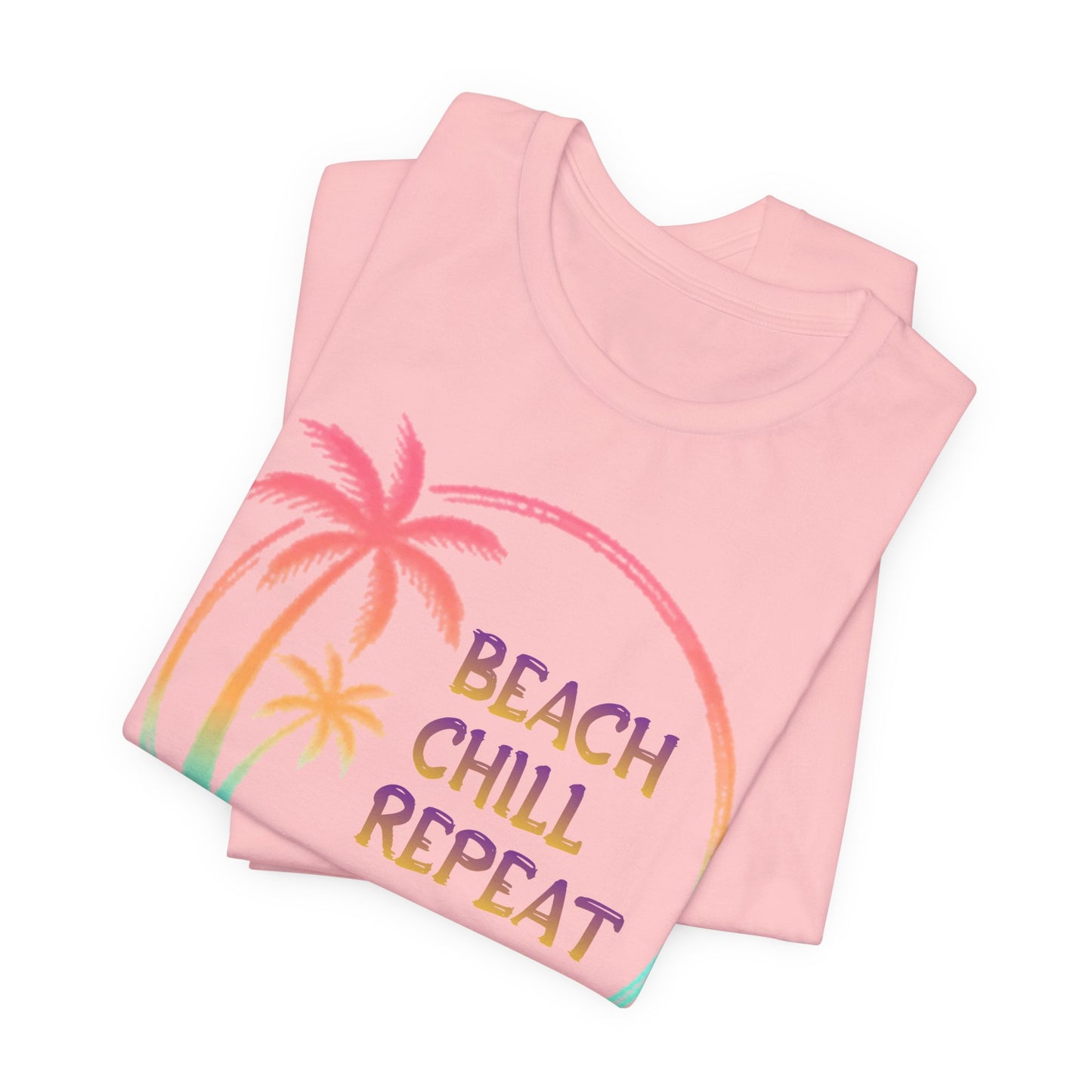 Beach Chill Repeat palms T-Shirt | Palm Tree Tee, Beach Vibes