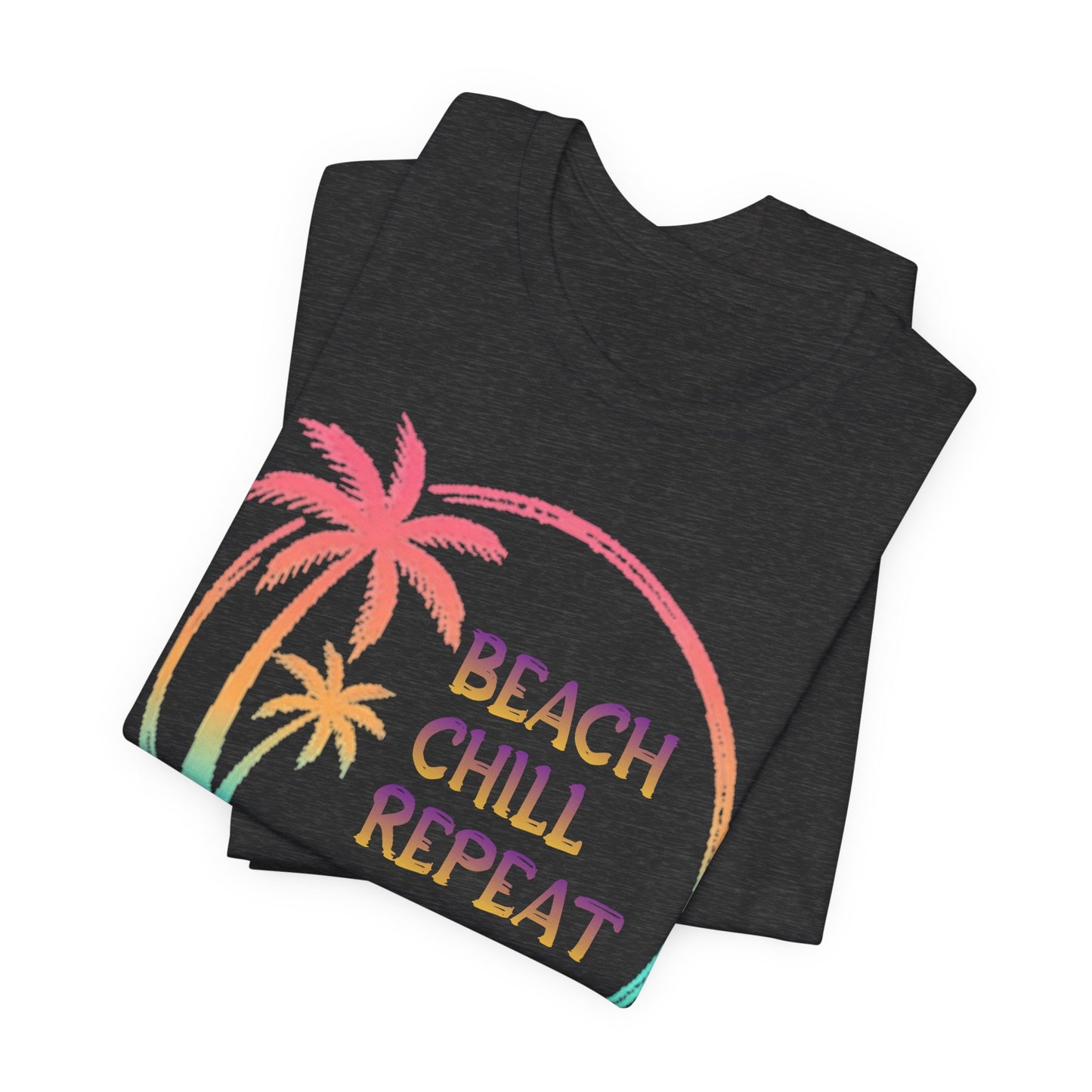 Beach Chill Repeat palms T-Shirt | Palm Tree Tee, Beach Vibes