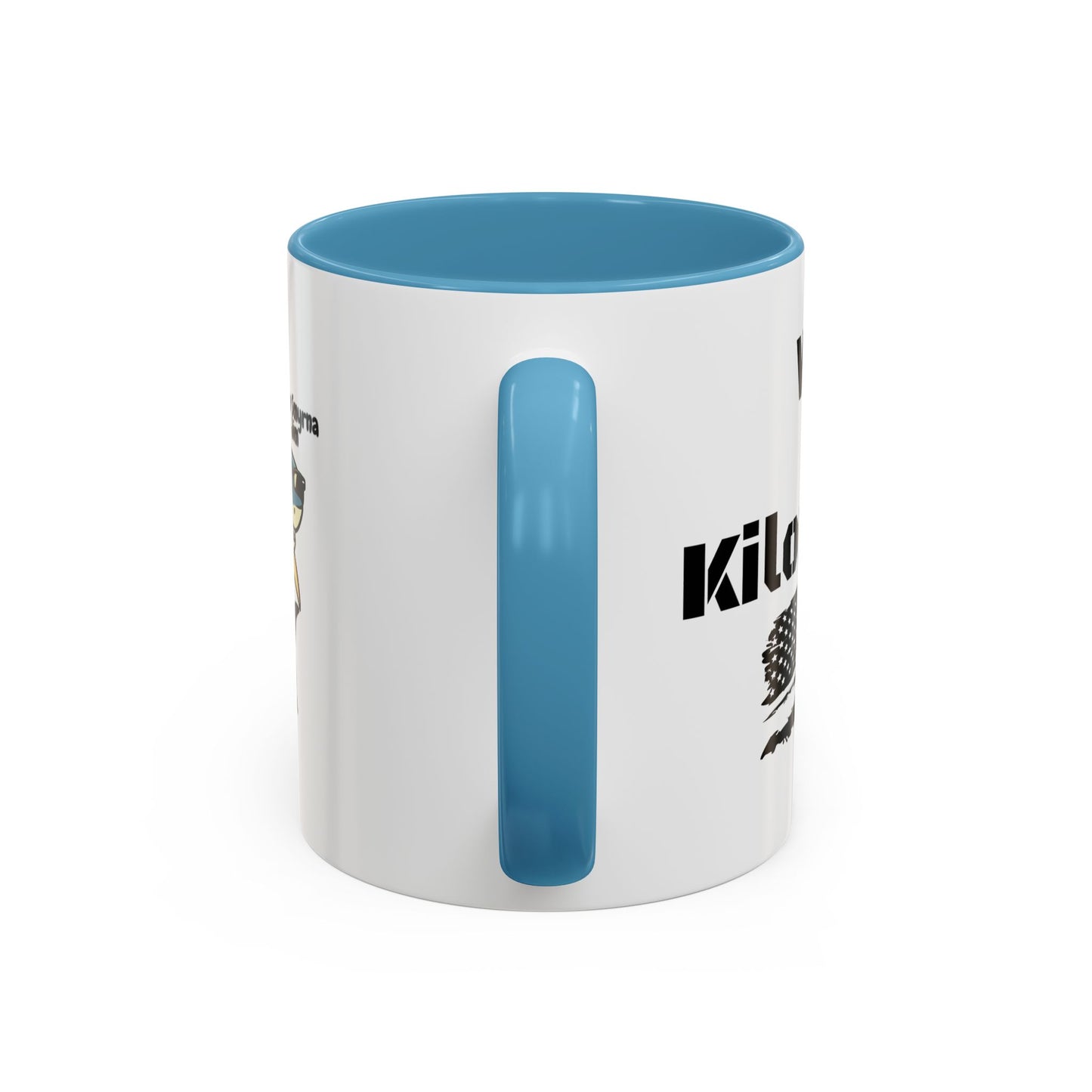 WTF is a Kilometer | Cool Sunglasses Shark Accent Coffee Mug | New Smyrna Jim, Nautical Ocean Theme